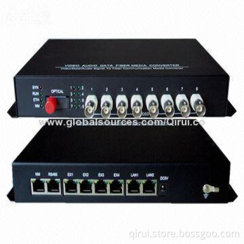 1 Channel Video/1 Duplex Audio to Fiber, SM FC, 20km, Optic Video converter